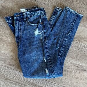 Abercrombie & Fitch Women’s Blue High Rise Skinny Jeans